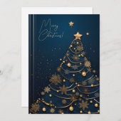 Élégante série de cartes de Noël (Devant / Derrière)