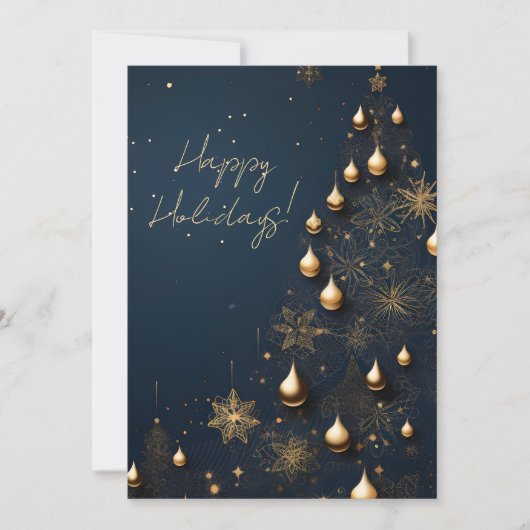 Élégante série de cartes de Noël (Devant)