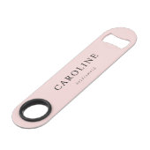Élégante servante moderne rose (Devant angulaire)