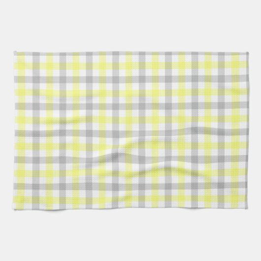 Élégante serviette de cuisine À damiers (Horizontal)