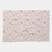 Élégante serviette de cuisine florale (Horizontal)