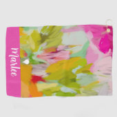 Élégante serviette de golf pour femmes colorée (Horizontal)