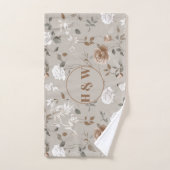 Élégante serviette de Motif Rose & Vine (Serviette à main)