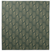 Élégante serviette verte de fougères