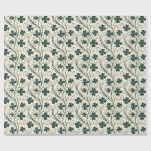 Elegante Shamrock Cadeaupapier (Vlak)