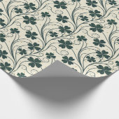 Elegante  Shamrock Cadeaupapier (Hoek)
