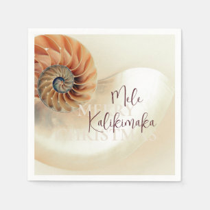 Elegante Shell Hawaiian Kerstmis Servet
