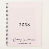 Élégante Signature Script Monogramme Rose Entrepri (Devant)