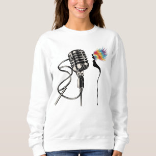 Elegante Silhouette Singer Trui