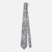 Elegante Silver Shimmering Stropdas bruiloft Strop (Voorkant)