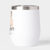 élégante simple moderne bridesmaid Personnalisé (Arrière)