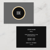 Elegante Simples Visitekaartje (Voorkant / Achterkant)