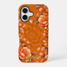 Elegante Sinaasappelkameelbloemen op Maat