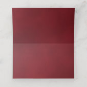 Elegante single Red Rose bruiloft Write-In (Binnenkant ongevouwen)