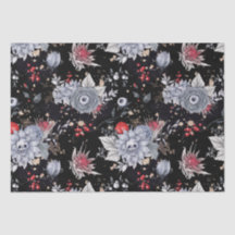 Elegante Skull Rozen Coffin Silver Black