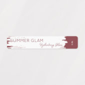 Elegante Slag Lip Gloss Cosmetisch Label (Design 1)