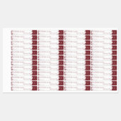 Elegante Slag Lip Gloss Cosmetisch Label (Vel)