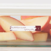 Elegante Slag Lip Gloss Cosmetisch Label (Aangebracht)