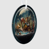 Elegante sneeuwbol ornament (voorkant)