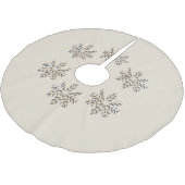 Elegante sneeuwvlok kerstboom rok (Gekanteld)