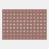 Elegante sneeuwvlokken patterned inpakpapier vel (Voorkant 2)