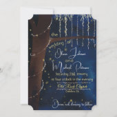 Elégante Soirée Mariage Invitations (Devant)