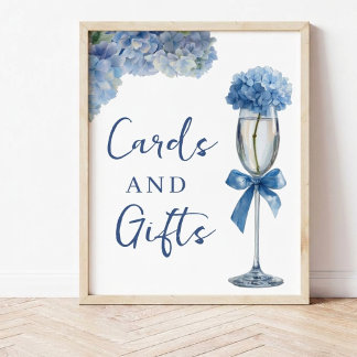 Elegante Something Blue Hydrangea Bloemstuk Bruids Fotoplaat