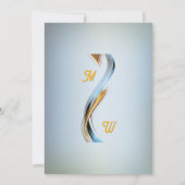 Elegante Sophisticated Luxury Botanical Wedding Save The Date (Achterkant)