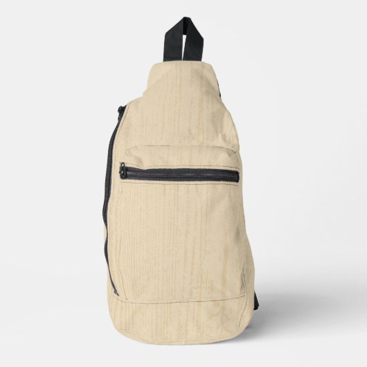 Elegante Spaanse witte houtnerf Sling Bag (Voorkant)