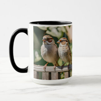 Elegante Sparrow Keramische Mok