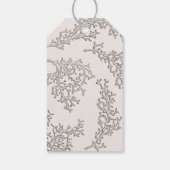 Elegante Starfish bruiloft welkomsttas Cadeaulabel (Achterkant)