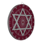 elegante ster van david dartbord (Voorkant Links)