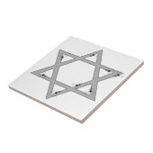 elegante ster van david tegeltje (Zijkant)