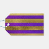 Elegante sterrenhemel Paarse Waterverf Soiree Verj Cadeaulabel (Achterkant Horizontaal)