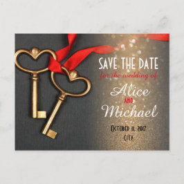 Elegante stijl bruiloft Bewaar de datum Aankondigingskaart