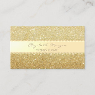 Elegante stijlvol ,nepgoud glitters ,strepen,parel visitekaartje