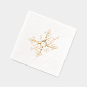 Elegante Stijlvolle bruiloft Folie Servetten (Links)