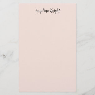 Elegante Stijlvolle Chic Gewone Handgeschreven Scr Briefpapier