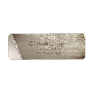 Elegante stijlvolle Chiv,Parels Etiket