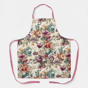 Elegante stijlvolle  geïnspireerde bloemen schort