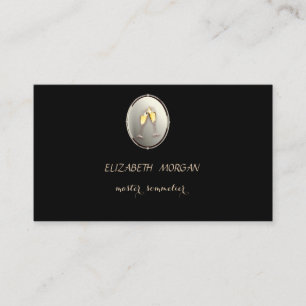 Elegante Stijlvolle Gesofisticeerde ,Zwart, Glas Visitekaartje