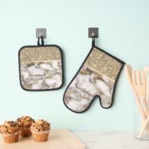 Elegante Stijlvolle Gouden Glitter Glanzende Witte