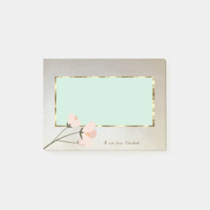 Elegante Stijlvolle, Lijst, Bloem Post-it® Notes