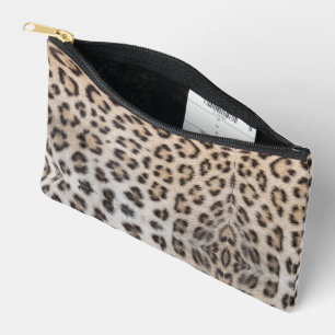 Elegante stijlvolle luipaard cheetah bont dierenpr etui