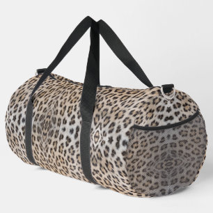 Elegante stijlvolle luipaard cheetah bont dierenpr plunjezak