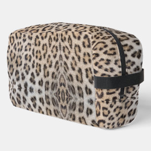 Elegante stijlvolle luipaard cheetah bont dierenpr toilettasje