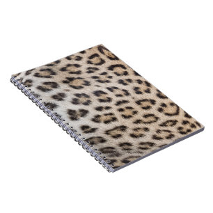 Elegante stijlvolle luipaard jachtluipaard bont pr notitieboek