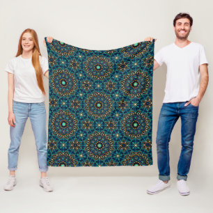 Elegante Stijlvolle Moderne Motief Decoratie Fleece Deken