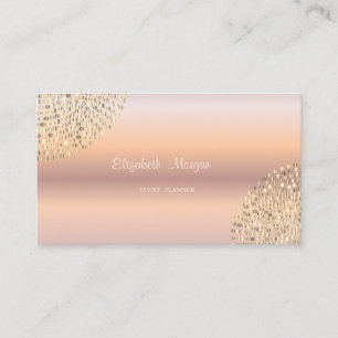 Elegante Stijlvolle Moderne Roze Goud Eenvoudig,St Visitekaartje