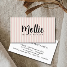Elegante stijlvolle pastel strepen schoonheidssalo